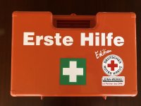 Erste Hilfe Koffer SAN groß, rot DRK Edition DIN13169