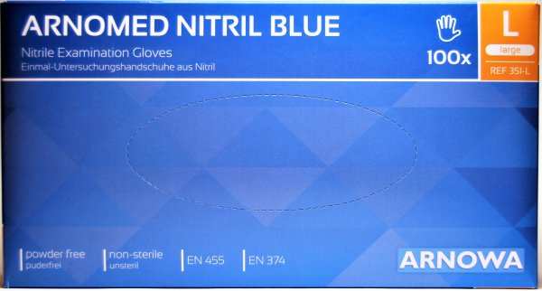ARNOMED NITRIL BLUE Größe L