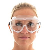 Schutzbrille, belüftet | PVC transparent Einheitsgröße